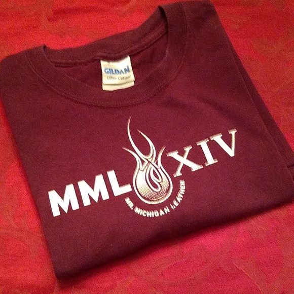 MR. MICHIGAN LEATHER T-SHIRT - Picture 6 of 7